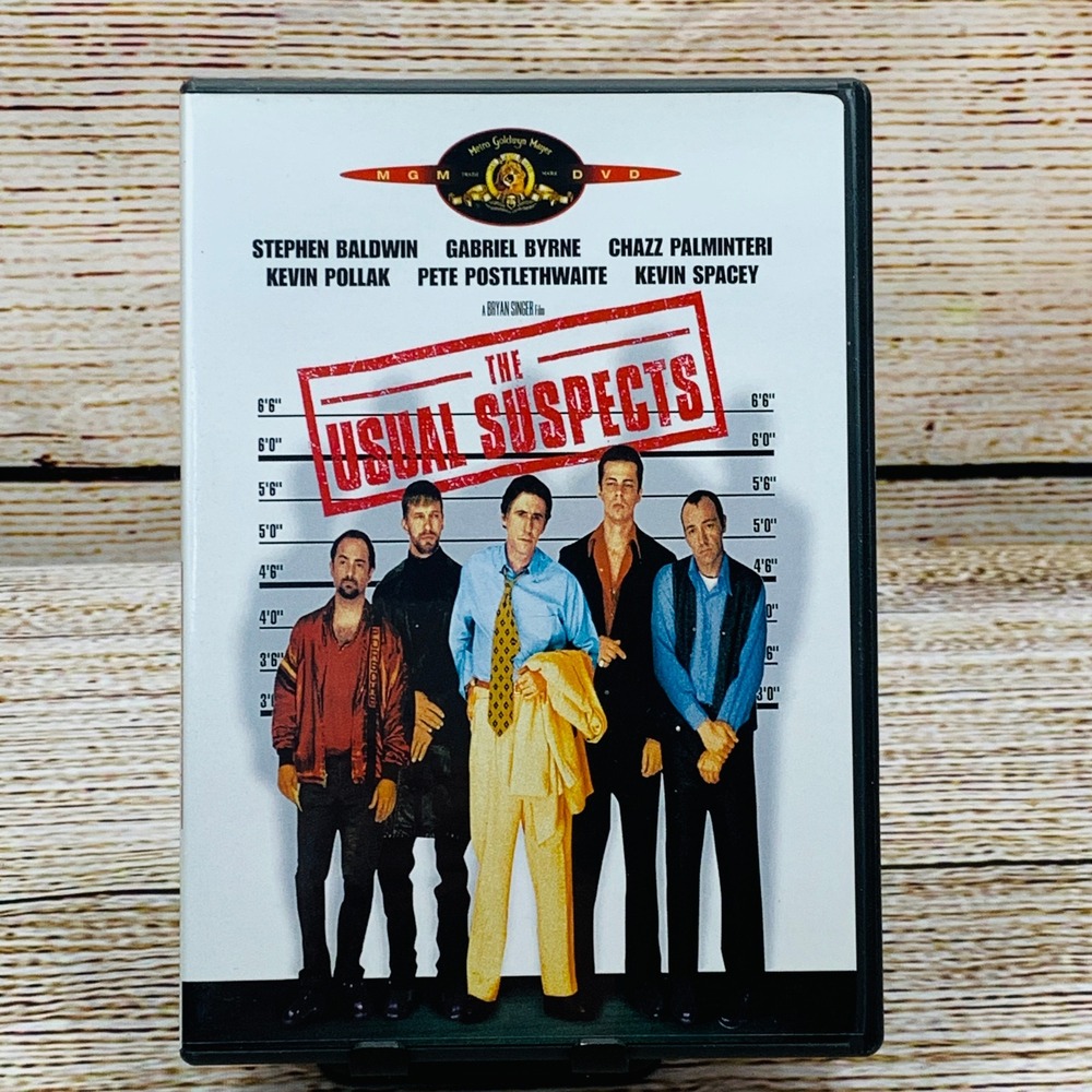 The‎ Usual Suspects [1995 DVD] Movie Crime Thriller Drama MGM 1995